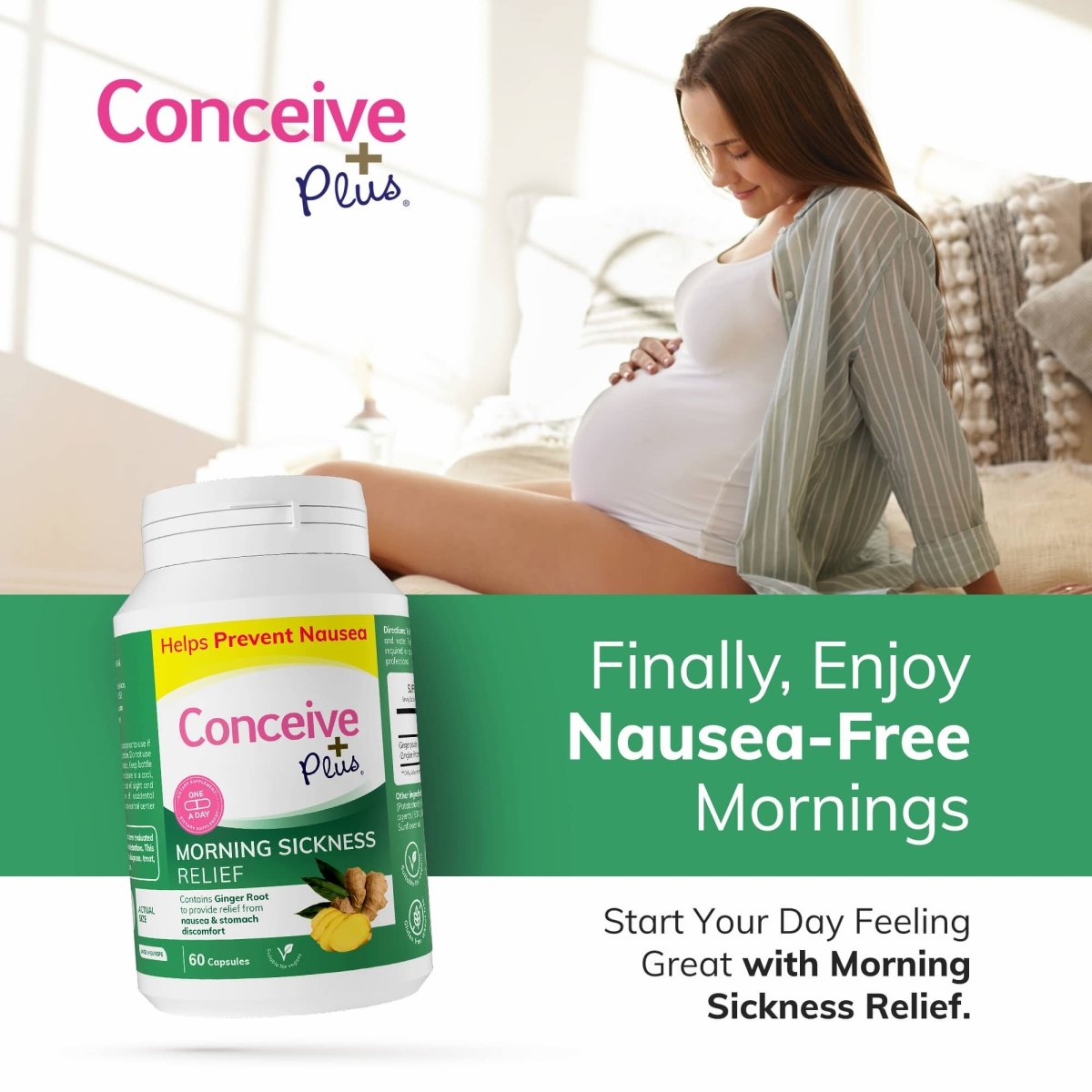 Morning Sickness Relief - Conceive Plus® Europe