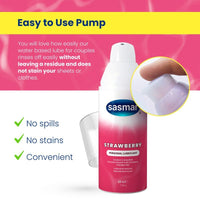 Sasmar Strawberry Flavour Personal Lubricant - Conceive Plus® Europe