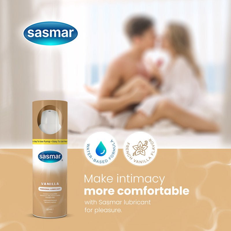 Sasmar Vanilla Flavor Personal Lubricant - Conceive Plus® Europe