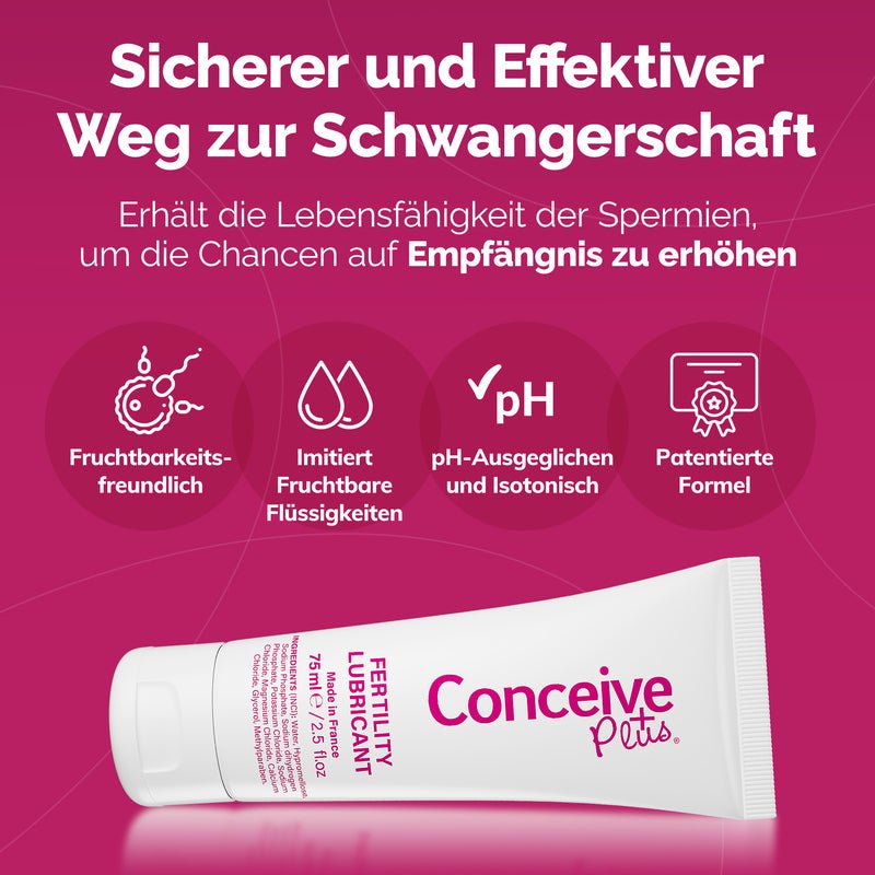 Fertility Lubricant Tube (DE) - Conceive Plus® Europe