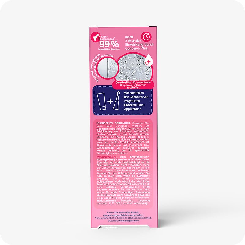 Fertility Lubricant Tube (DE) - Conceive Plus Europe